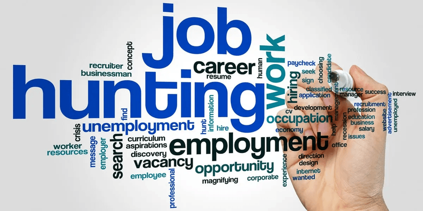 Hiring and employment assessment word cloud