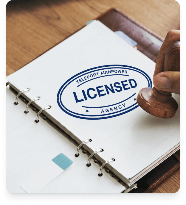 Framed certification documents