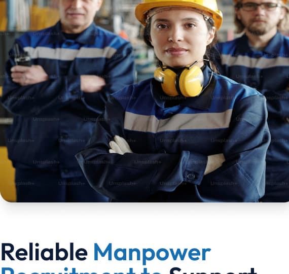 Skilled industrial maintenance workers