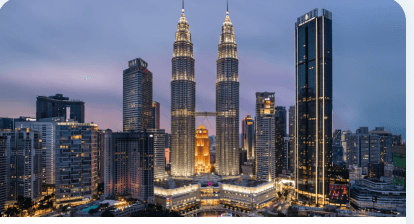 Malaysian skyline representing overseas workforce services